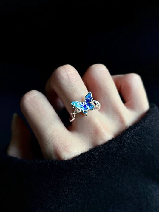 "Free Verse" Butterfly Ring