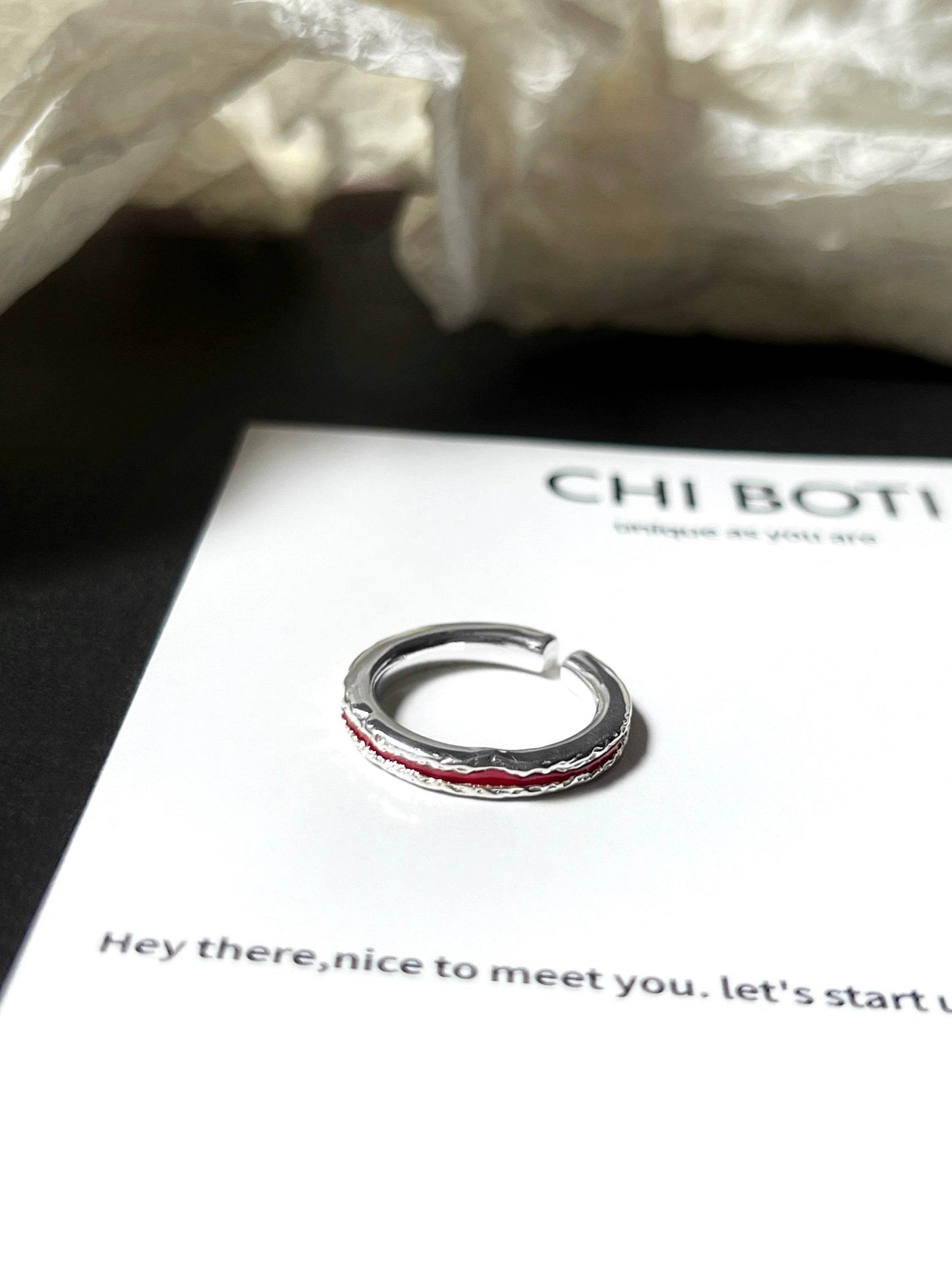 "Blood Fetters" Minimalism Ring
