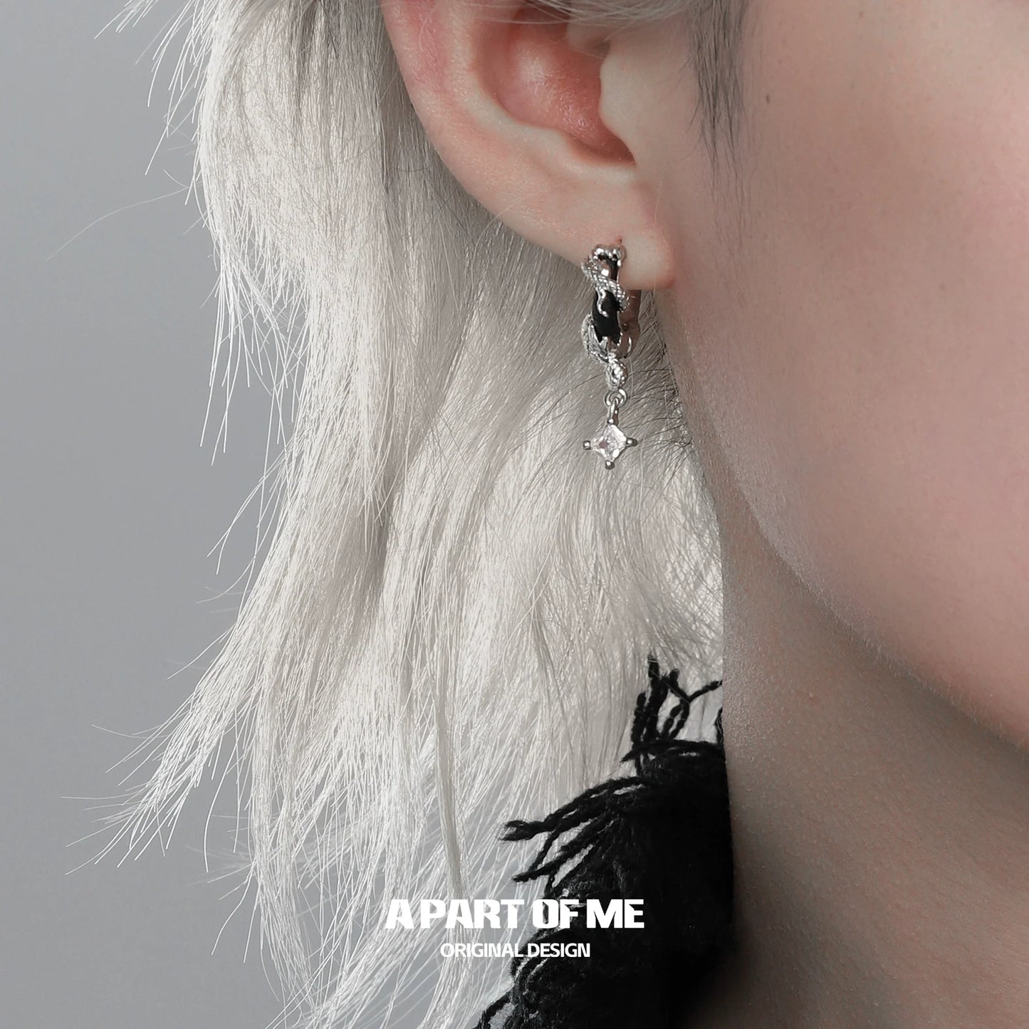 Leather Viper Earrings