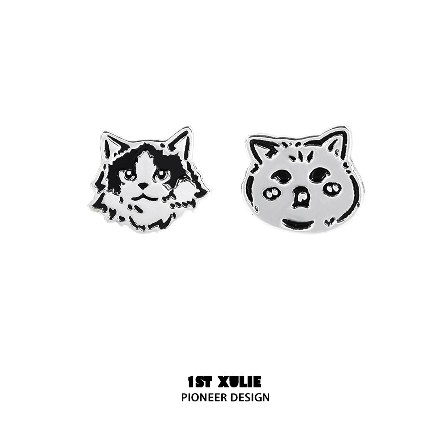 Street Art Kitty Earrings