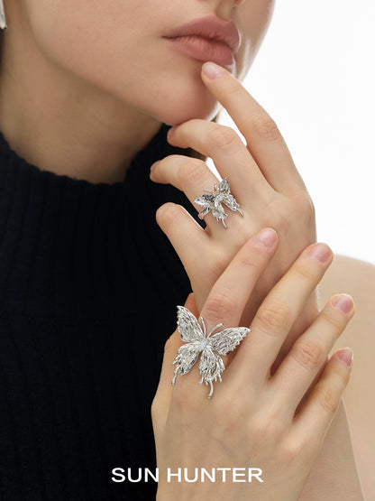 Dream Double-layer Butterfly Ring