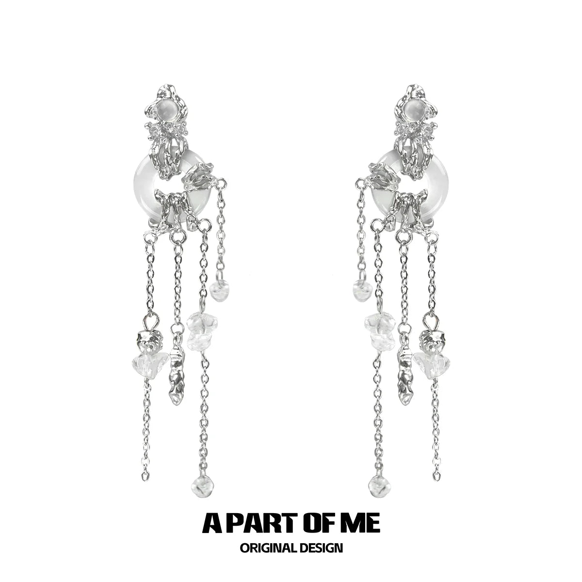 Wind Chime Crystal Earrings