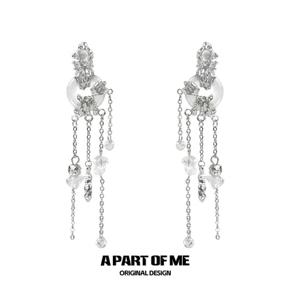 Wind Chime Crystal Earrings