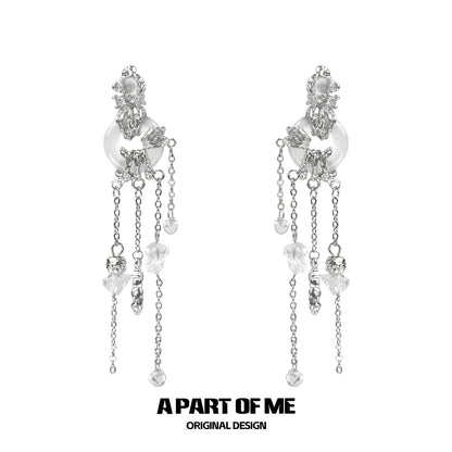 Wind Chime Crystal Earrings