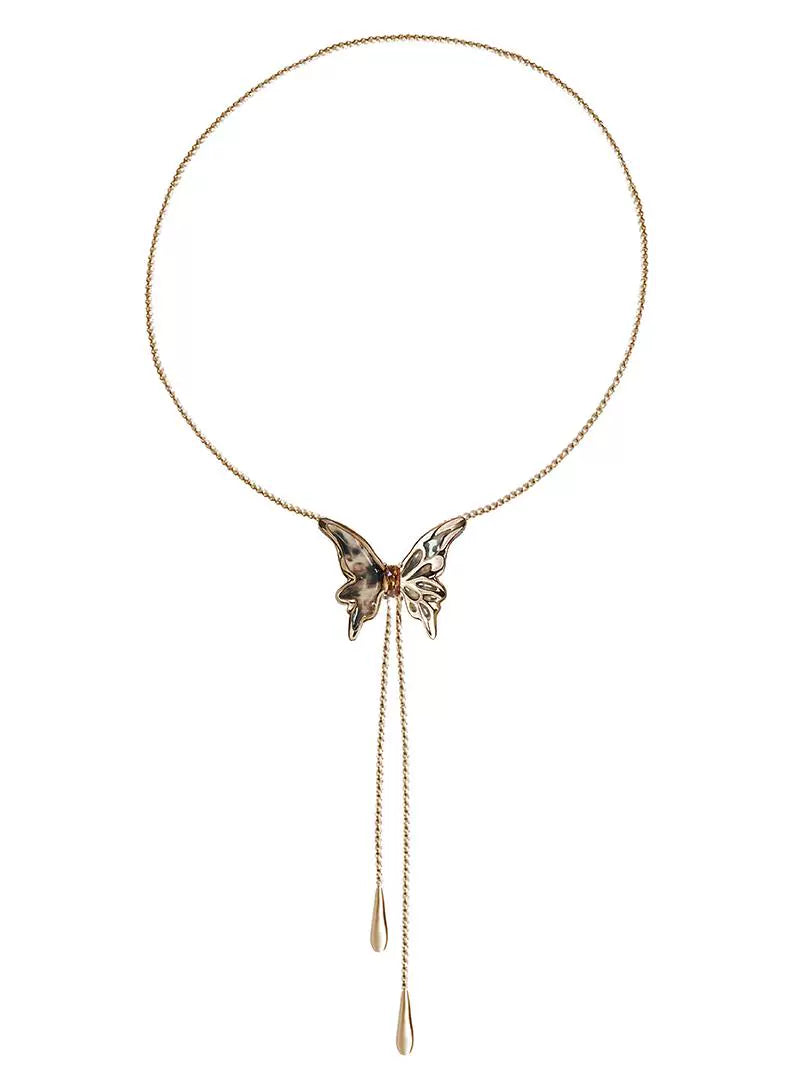Leopard Butterfly Necklace