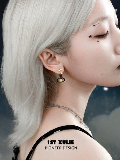 Y2K Solitary Soul Star Earrings
