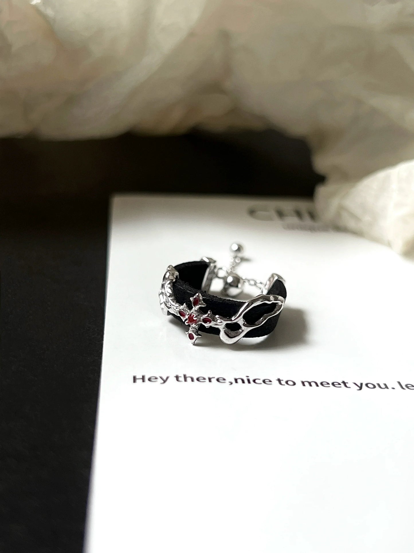 "Soul Contract" Leather Ring