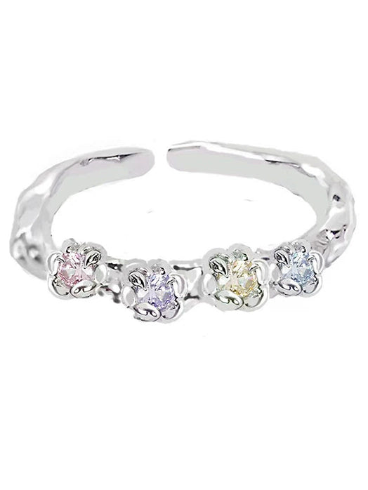 Secret Garden Zircon Ring