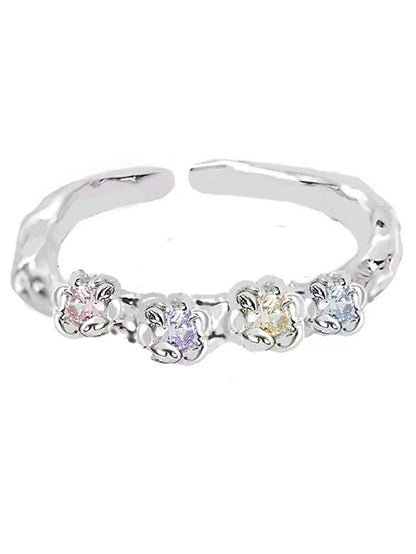 Secret Garden Zircon Ring