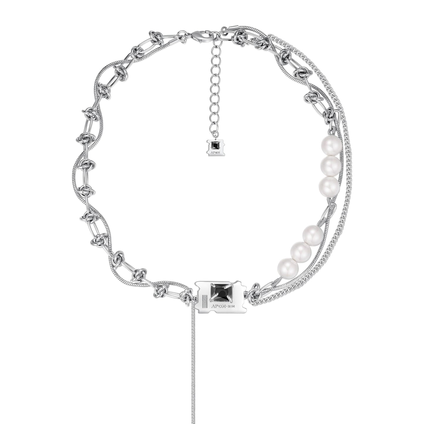 Elegant Thorn Pearl Necklace