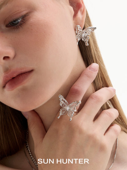 Lucky Butterfly 3D Earrings