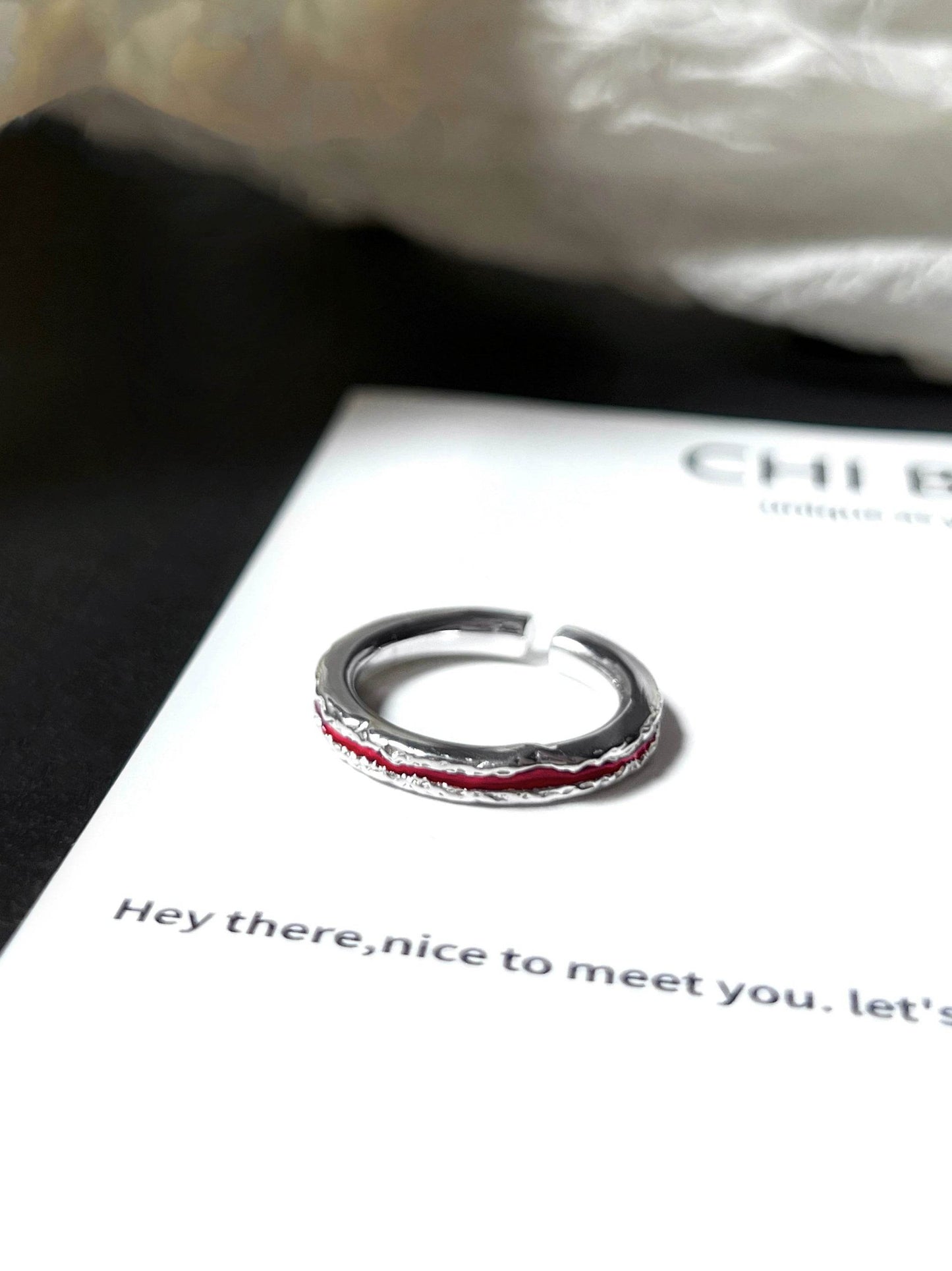 "Blood Fetters" Minimalism Ring