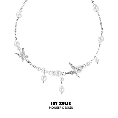 Dream Wings Pearl Necklace