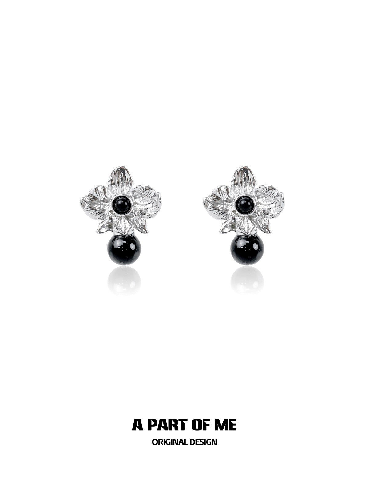 Elegant Thorned Flower Earrings
