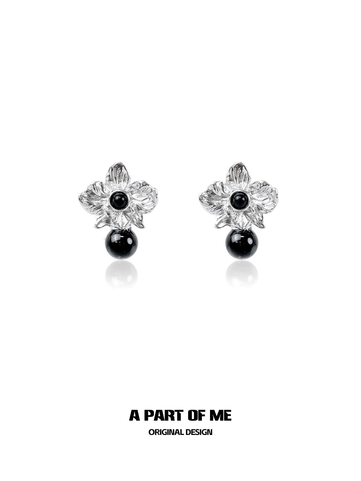 Elegant Thorned Flower Earrings