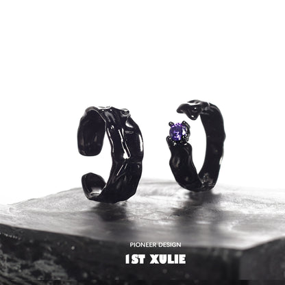 Y2K Gothic Charm Couple Rings