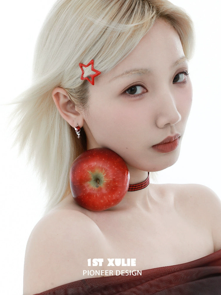 Forbidden Apple Snake Ear Clip