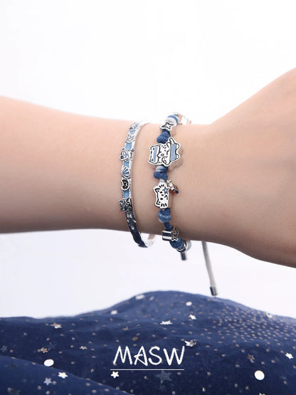 Blue Shell Cat Bracelet