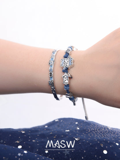 Blue Shell Cat Bracelet