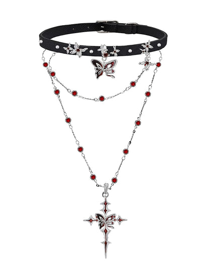 Midnight Butterfly Necklace