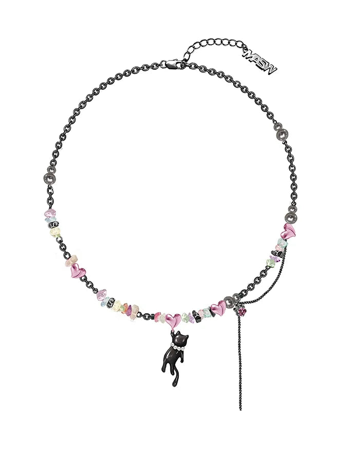 Cute Balloon Cat Necklace