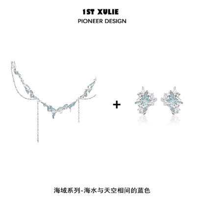 Ocean Breeze Tassel Clavicle Necklace