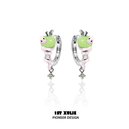 Forbidden Apple Snake Ear Clip