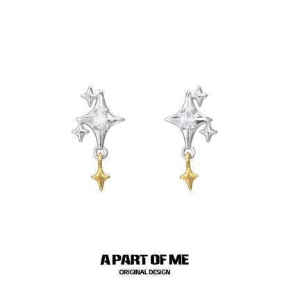 Twinkle Stars Stud Earrings
