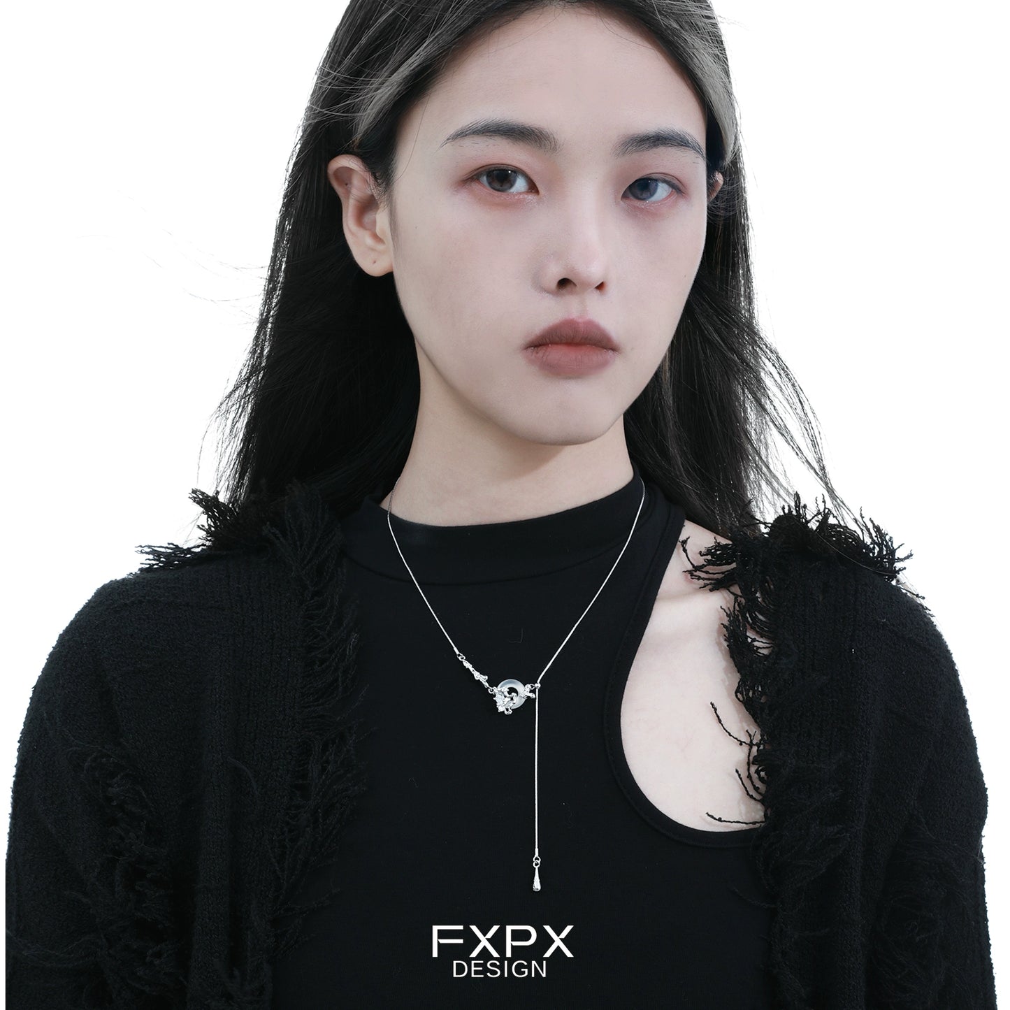 Celestial Eclipse Agate Necklace