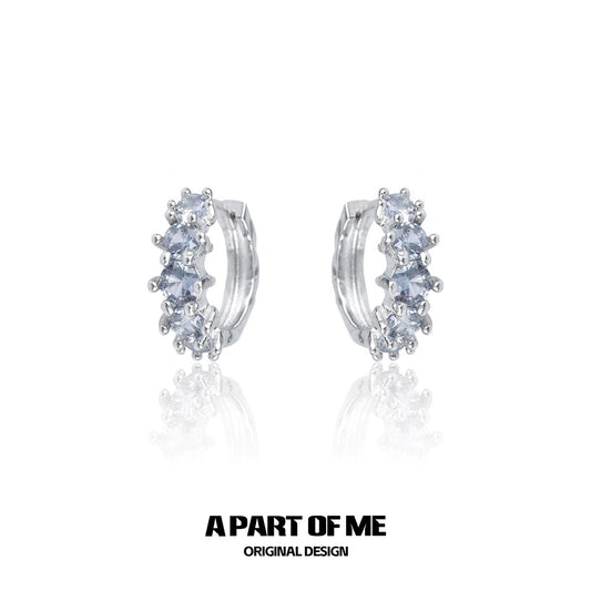 Zircon Gradient Spike Ear Cuffs