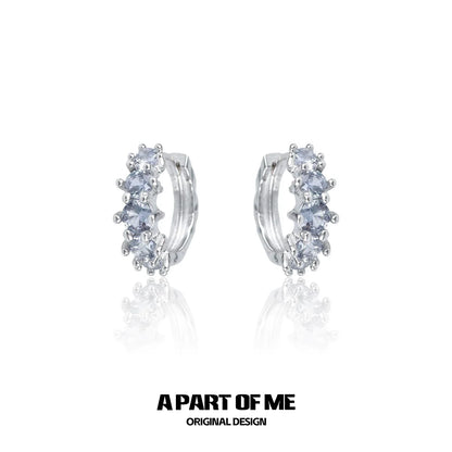 Zircon Gradient Spike Ear Cuffs
