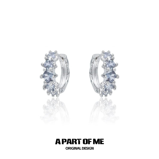 Zircon Gradient Spike Ear Cuffs