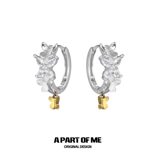 Kingdee Butterfly Diamond Earrings