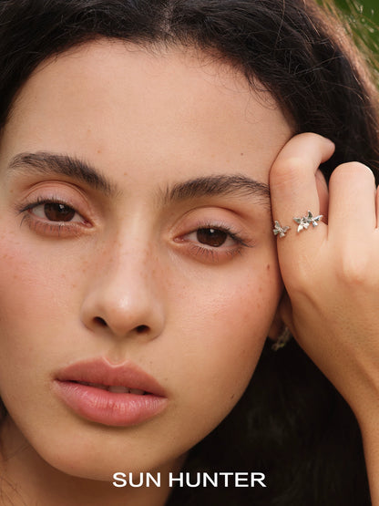 French Retro Butterfly Ring
