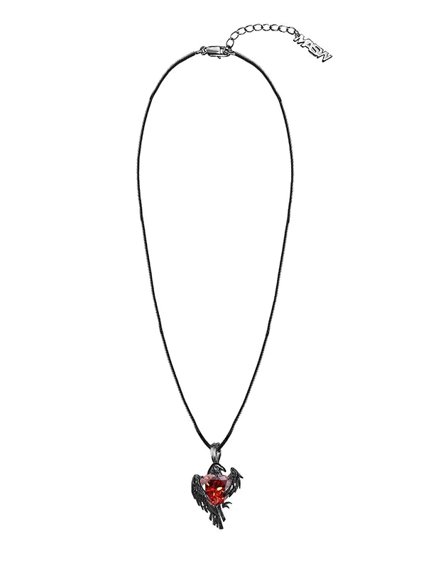 Raven’s Heart Necklace