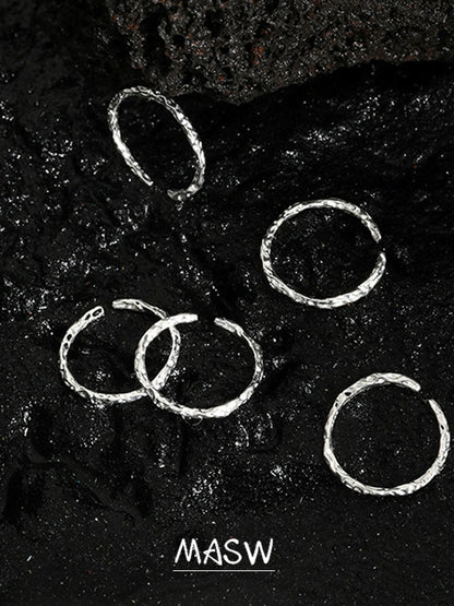 Minimalist Silver Open Ring