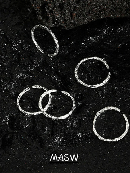 Minimalist Silver Open Ring