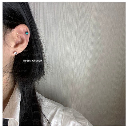 Doomsday Lava Stud Earrings