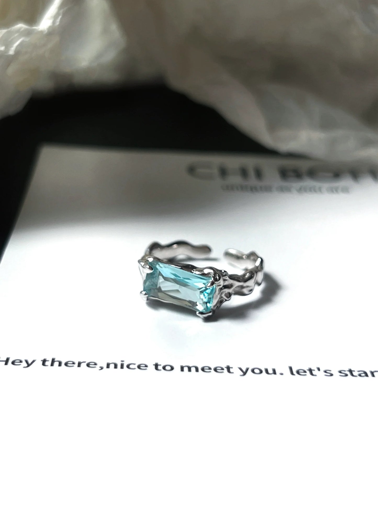 "Ice Islet" Cool Ring
