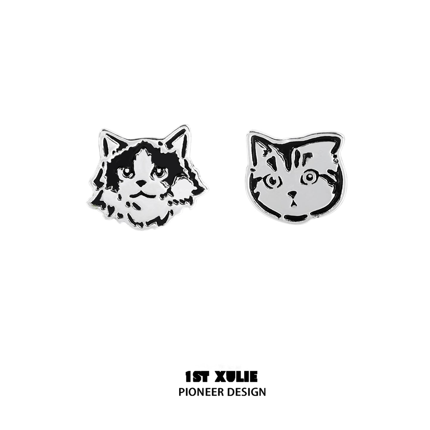 Street Art Kitty Earrings
