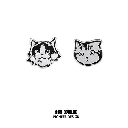 Street Art Kitty Earrings