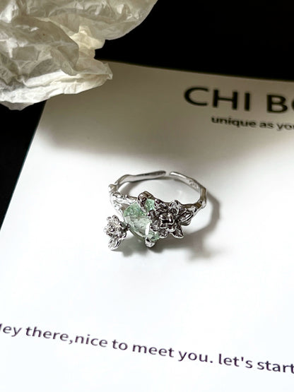 "Rain Jasmine" Wrap Ring