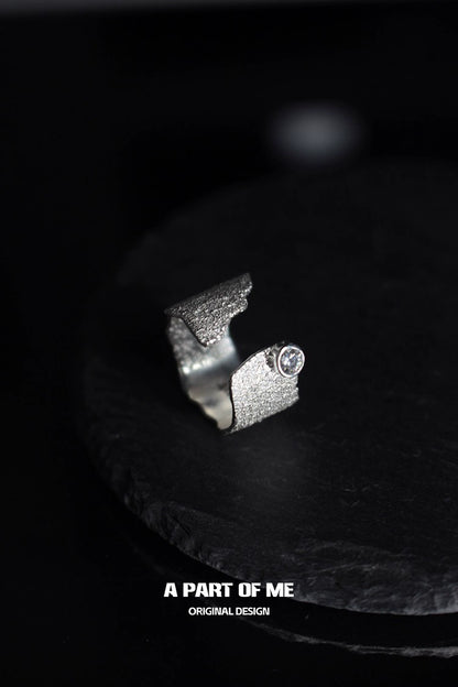 Travel Meaning Textured Ring
