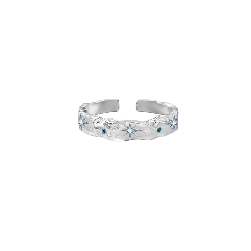 Azure Starry Sky Ring
