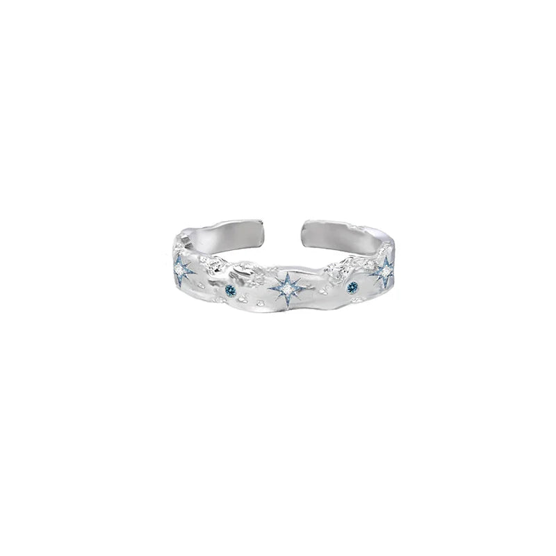 Azure Starry Sky Ring