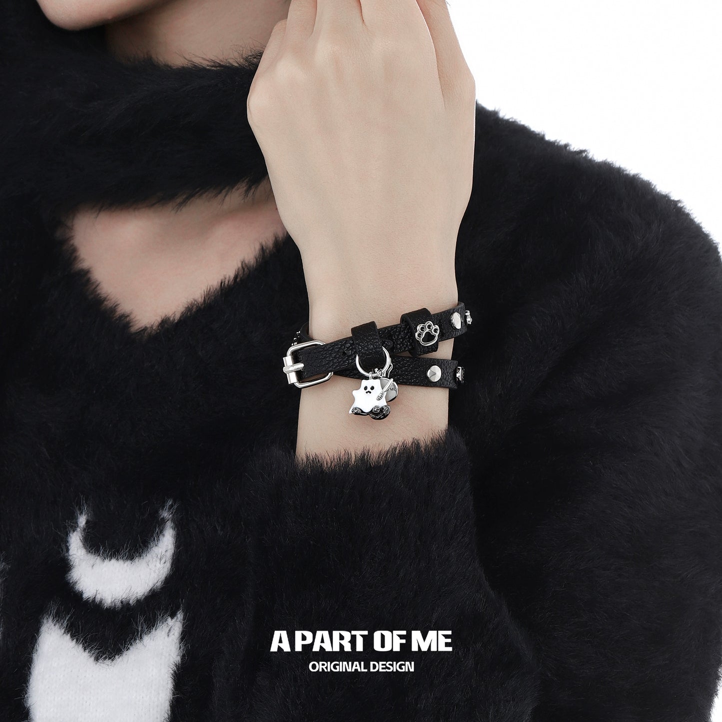 Y2K Punk Kitten Bracelet