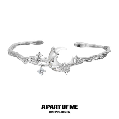 Moon Rose Diamond Bracelet