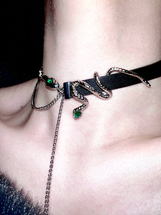 "Dark Night Snake" Splicing Choker