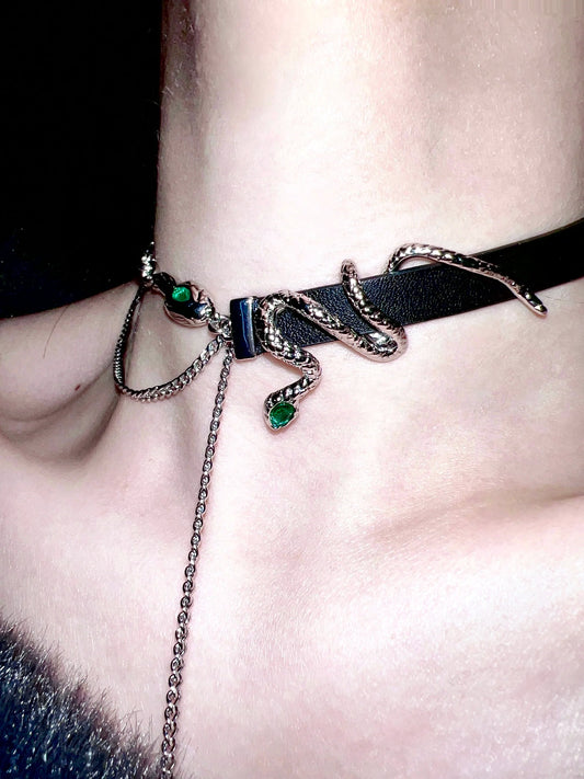 "Dark Night Snake" Splicing Choker