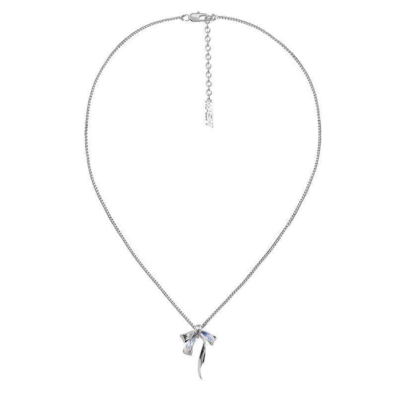 Baroque Pearl Bow Necklace